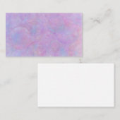 Carte De Visite Bubbles Pastel (Devant / Derrière)