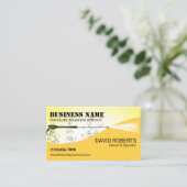 Carte De Visite Bubles de lavage de pression Gold Power Wash Clean (Debout devant)