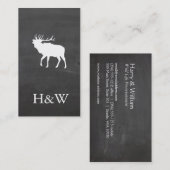 Carte De Visite Buck (Devant / Derrière)