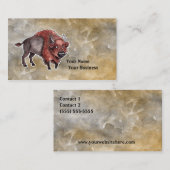 Carte De Visite Buffalo (Devant / Derrière)