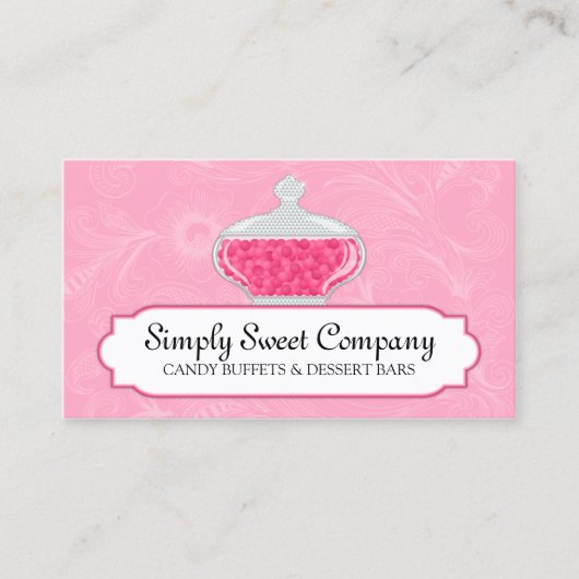Carte De Visite Buffet de sucrerie et de dessert (Devant)