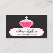 Carte De Visite Buffet fait sur commande de sucrerie et de dessert (Devant)