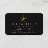 Carte De Visite Builder Construction  (Devant)