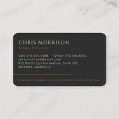 Carte De Visite Building Construction General Contractor (Dos)