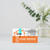 Carte De Visite Building Frame Handyman Repair (Debout devant)