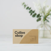 Carte De Visite Buisnness de torréfaction de barre de Bistros de (Debout devant)