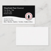Carte De Visite Bulk Pest Control Business Card Template (Devant / Derrière)