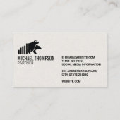Carte De Visite Bull Bear Stocks | Graphique Finances (Dos)
