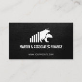 Carte De Visite Bull Bear Stocks | Graphique Finances (Devant)