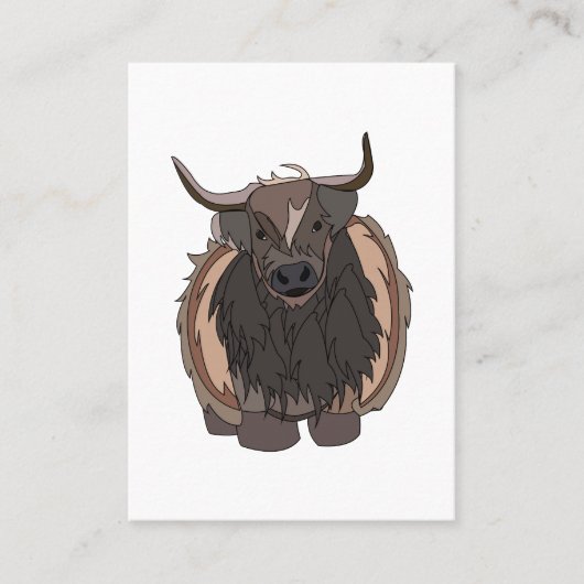 Carte De Visite Bull Cattle (Devant)