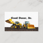 Carte de visite Bull Dozer  (Dos)