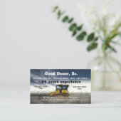 Carte de visite Bull Dozer (Debout devant)