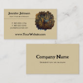 Carte De Visite Bull Elk dans la forêt d'automne (Devant / Derrière)