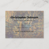 Carte De Visite Bull Elk dans la forêt d'automne (Dos)