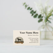 Carte De Visite Bull-terrier (Debout devant)