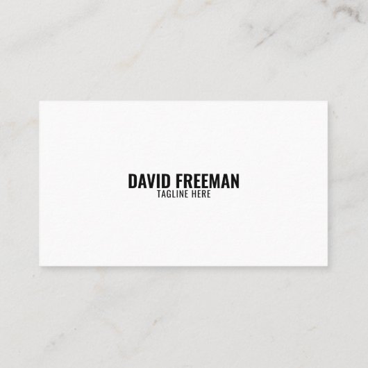 Carte De Visite Bulldozer de machine de construction blanche simpl (Dos)