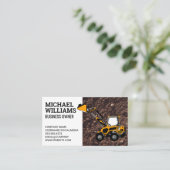 Carte De Visite Bulldozer | Démoin (Debout devant)