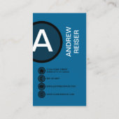 Carte De Visite bulle bleue merman (Dos)