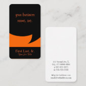 Carte De Visite Bulle comique de la parole (Devant / Derrière)