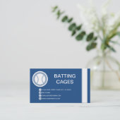 Carte De Visite Bulle de BASE-BALL (Debout devant)