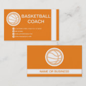 Carte De Visite Bulle de BASKET-BALL (Devant / Derrière)