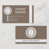 Carte De Visite Bulle de BEAN CAFÉ (Devant / Derrière)