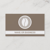 Carte De Visite Bulle de BEAN CAFÉ (Dos)