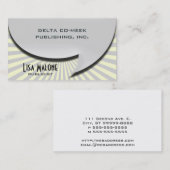 Carte De Visite Bulle de dialogue 3D en éclats (Devant / Derrière)
