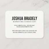 Carte De Visite Bulle de discussion / Motif de point (Dos)