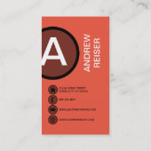 Carte De Visite bulle de homard (Dos)