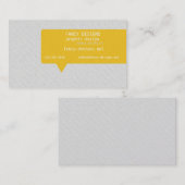 Carte De Visite Bulle de la parole (meilleure récompense (Devant / Derrière)