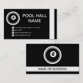 CARTE DE VISITE BULLE DE LA SALLE DE PISCINE (Devant / Derrière)