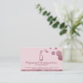 Carte De Visite bulle de spray (Debout devant)