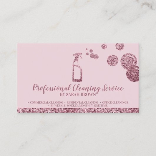 Carte De Visite bulle de spray (Devant)