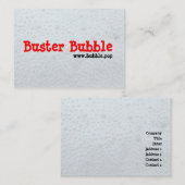 Carte De Visite Bulle de type (Devant / Derrière)