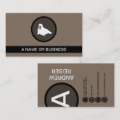 Carte De Visite bulle de walrus mocha (Devant / Derrière)