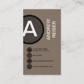 Carte De Visite bulle de walrus mocha (Dos)