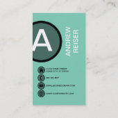 Carte De Visite bulle mod vert bulle (Dos)