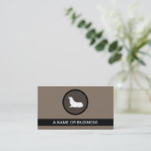 Carte De Visite bulle phoque mocha (Debout devant)