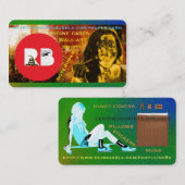 CARTE DE VISITE BULLE ROUGE SK8N (Devant / Derrière)