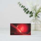 Carte De Visite Bulle rouge Swoosh (Debout devant)