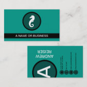 Carte De Visite bulle verte (Devant / Derrière)