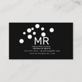 Carte De Visite Bulles Bleues Minimales Lave-Linge Lave-Linge Inté (Dos)