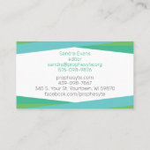 Carte De Visite Bulles Conversations de Trinité (Dos)