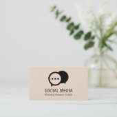 Carte De Visite Bulles conversations | Groupe | Tracées (Debout devant)