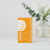 Carte De Visite Bulles de BASKETBALL (Debout devant)