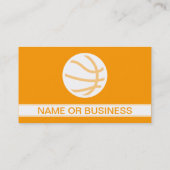 Carte De Visite Bulles de BASKETBALL (Dos)