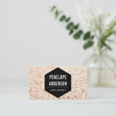 Carte De Visite Bulles de champagne (Debout devant)