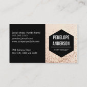 Carte De Visite Bulles de champagne (Dos)