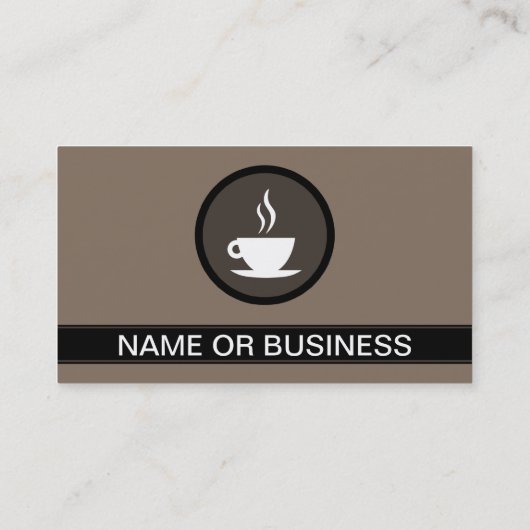 Carte De Visite Bulles de MAISON DE CAFÉ ET THÉ (Dos)